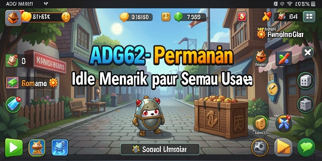 Tampilan gameplay menarik dari ADG62 dengan elemen Idle.