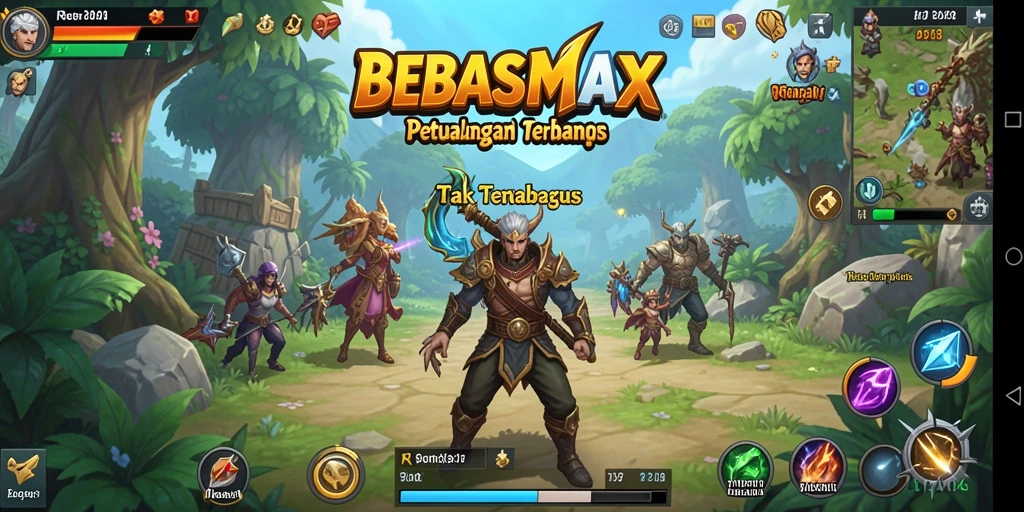 Gameplay BEBASMAX yang mendebarkan dan penuh aksi.