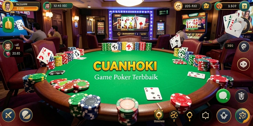 Tangkap momen seru saat bermain Poker di CUANHOKI.
