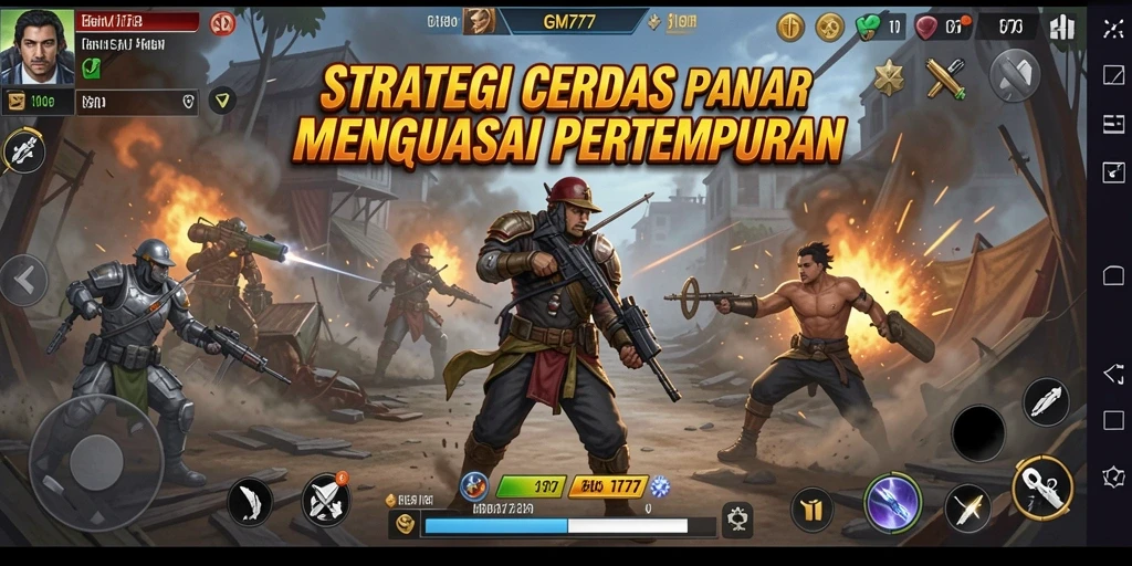 Tangkapan layar gameplay GM777 yang mendebarkan dengan strategi mendalam.