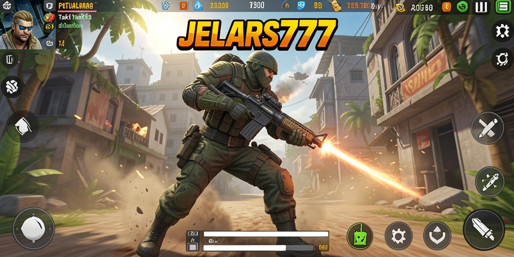 Tampilan gameplay JELAS777 yang penuh aksi dan adrenalin.