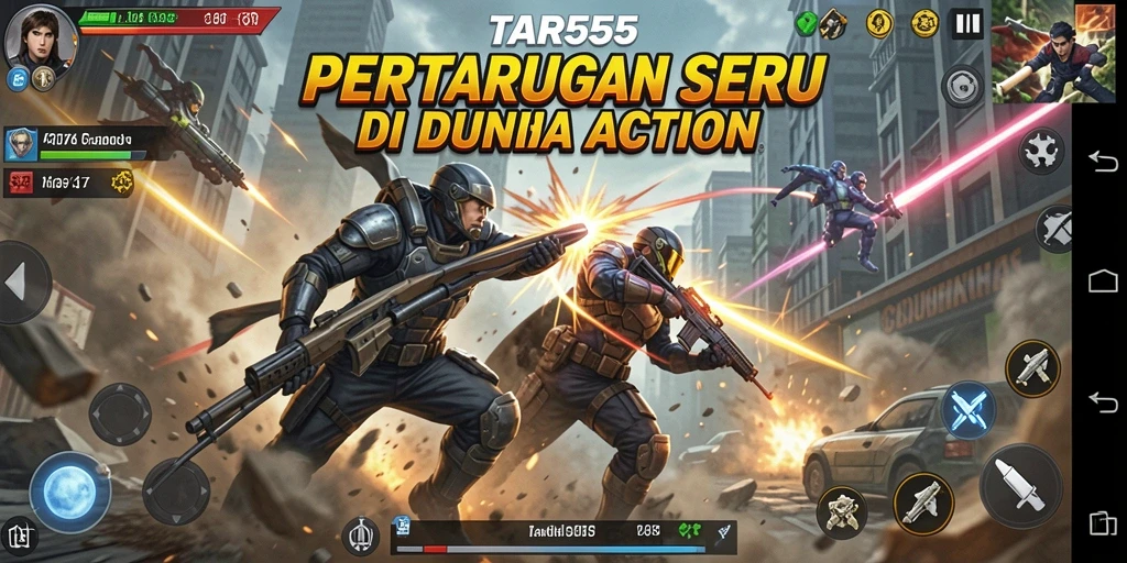 Gameplay TAR555 yang seru dan menegangkan.